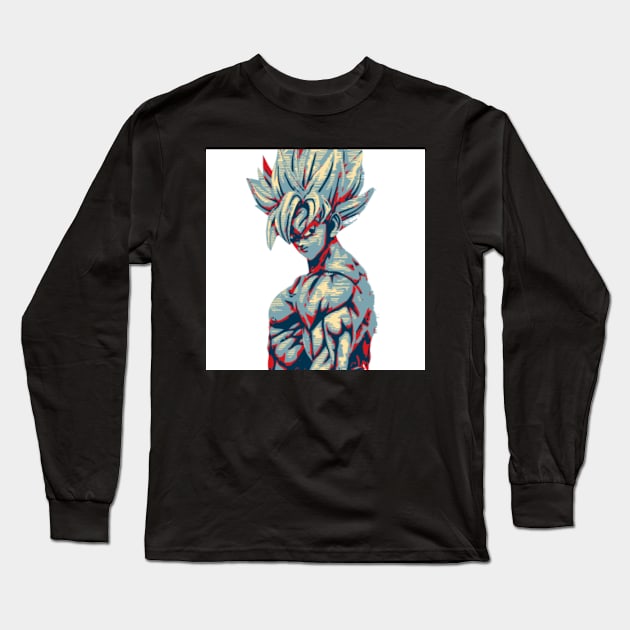 ssj kakarotto Long Sleeve T-Shirt by BarnawiMT